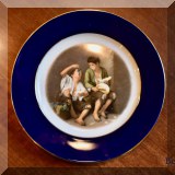 P03. Rosenthal cobalt rim decorative porcelain plate. 
